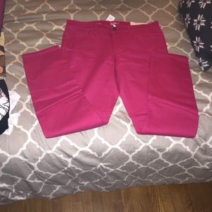 Loft Pink Modern Skinny Jeans